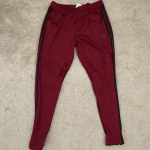 Red Adidas Soccer pants